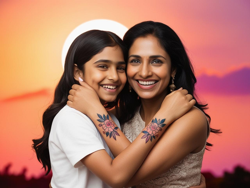 mother daughter tattoos