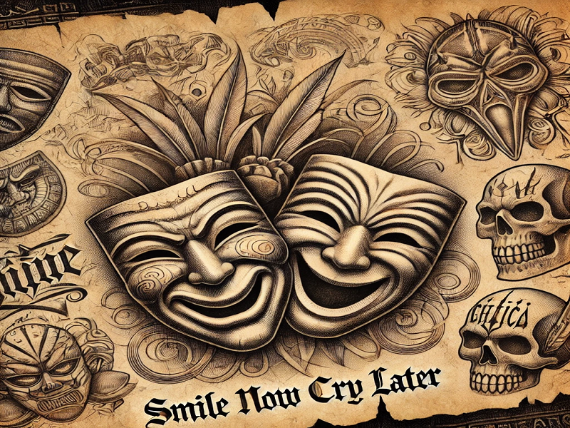 smile now cry later tattoo