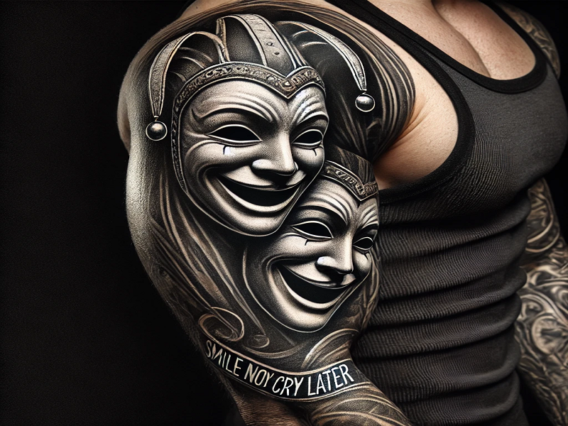 smile now cry later tattoo