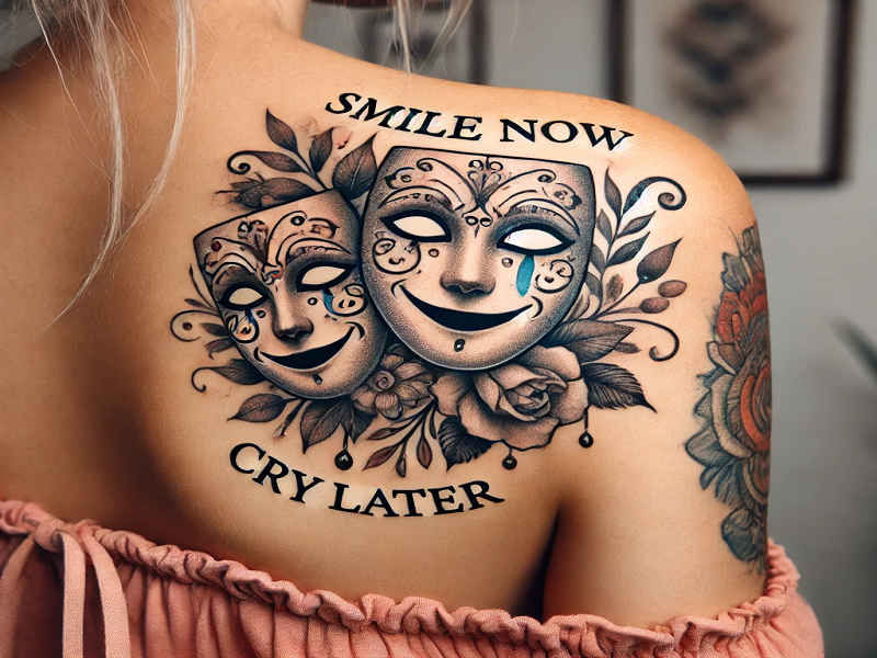 smile now cry later tattoo