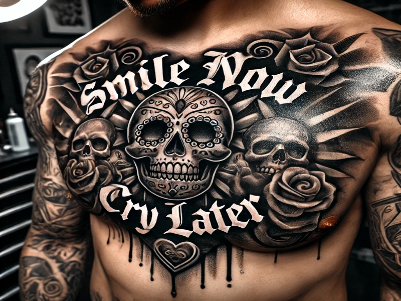 smile now cry later tattoo