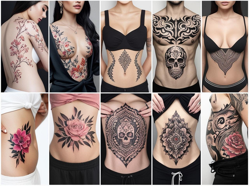 stomach tattoos